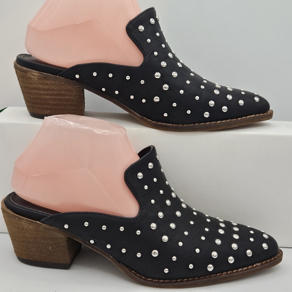 Arider girl Cara studded leather mules size 8 nwt - Picture 15 of 16